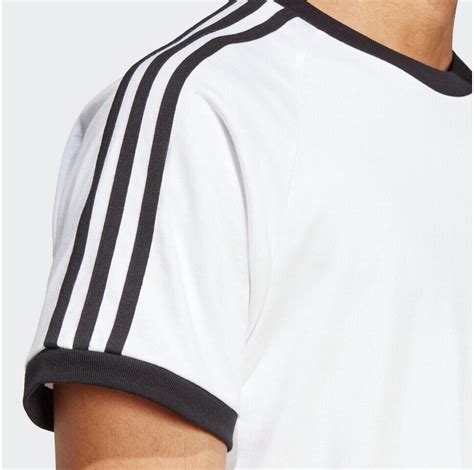 adidas 3 streifen shirt herren weiß|adidas den 3 streifen shoes.